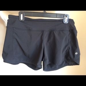 COPY - Lululemon classic black shorts.